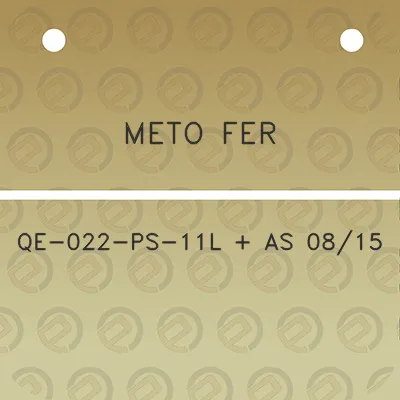 meto-fer-qe-022-ps-11l-as-0815