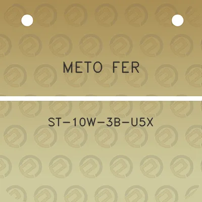 meto-fer-st-10w-3b-u5x