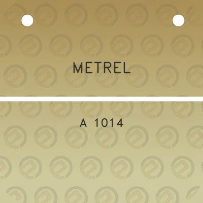 metrel-a-1014