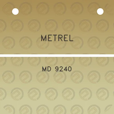 metrel-md-9240