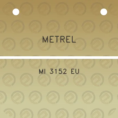 metrel-mi-3152-eu