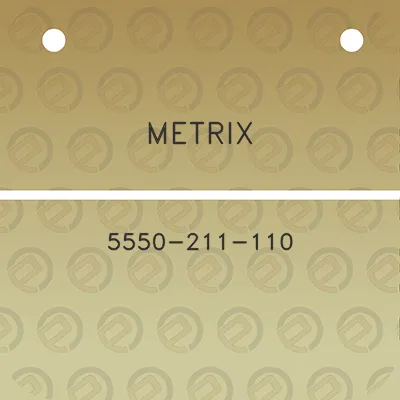 metrix-5550-211-110