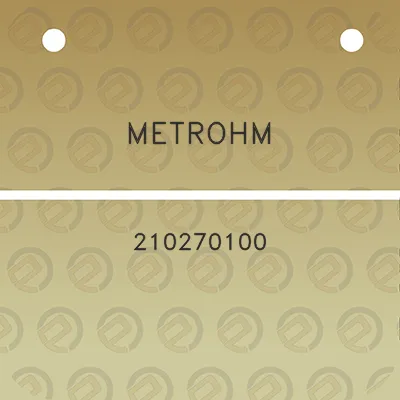 metrohm-210270100