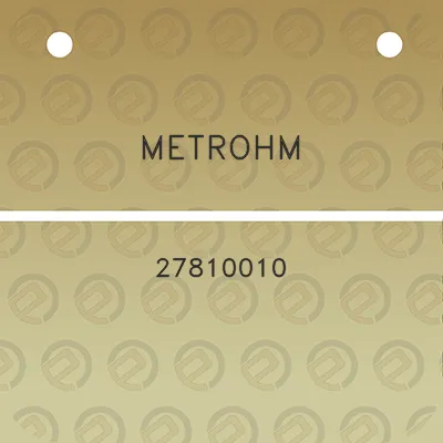 metrohm-27810010