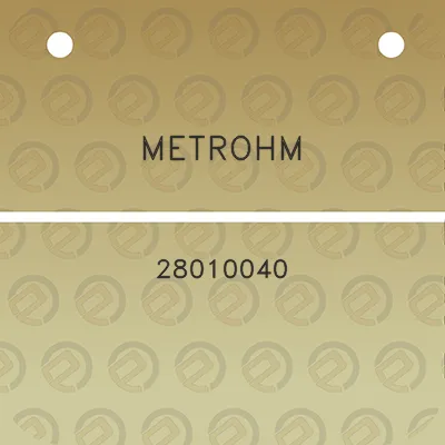 metrohm-28010040