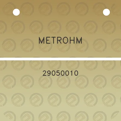 metrohm-29050010