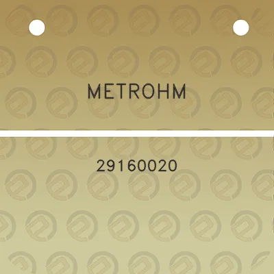 metrohm-29160020