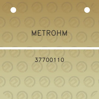 metrohm-37700110