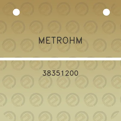 metrohm-38351200