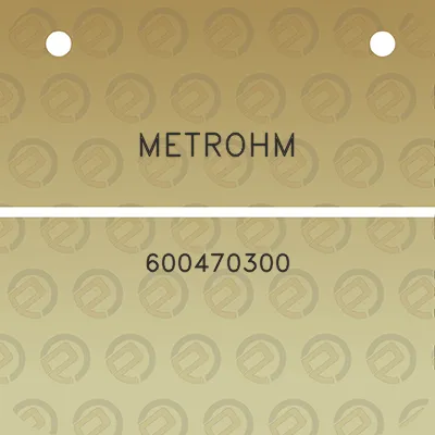 metrohm-600470300