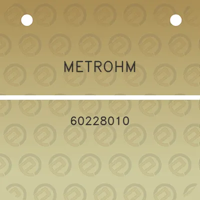 metrohm-60228010