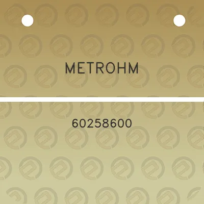 metrohm-60258600