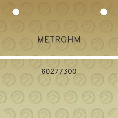 metrohm-60277300