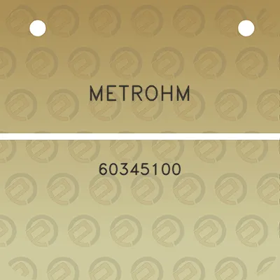 metrohm-60345100