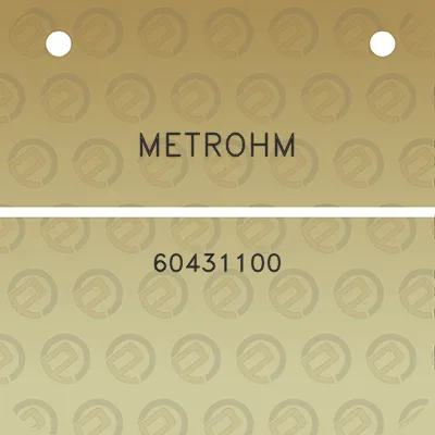 metrohm-60431100