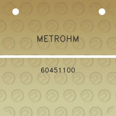 metrohm-60451100