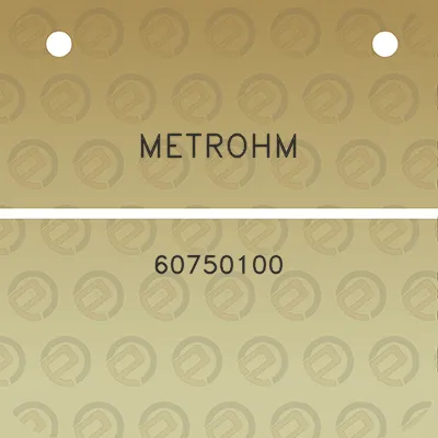 metrohm-60750100