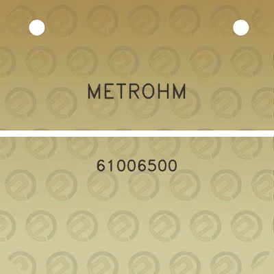 metrohm-61006500