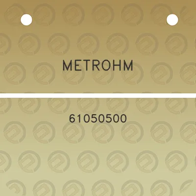 metrohm-61050500