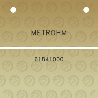 metrohm-61841000