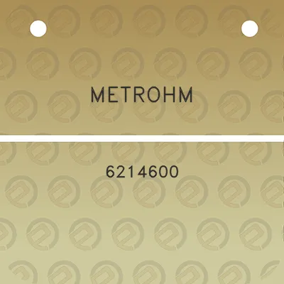 metrohm-6214600