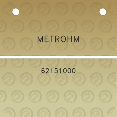 metrohm-62151000