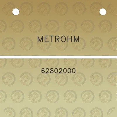 metrohm-62802000