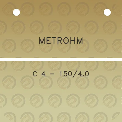 metrohm-c-4-15040