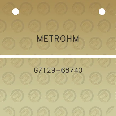 metrohm-g7129-68740