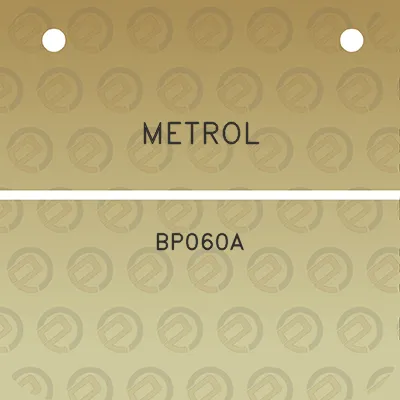 metrol-bp060a