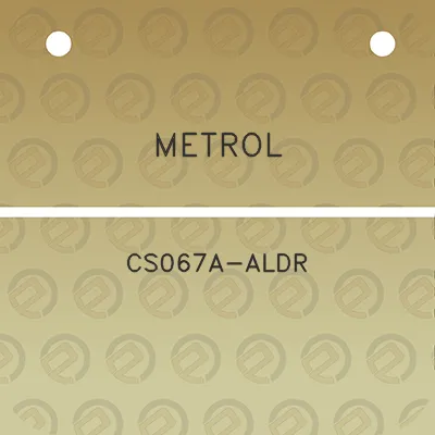 metrol-cs067a-aldr