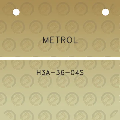 metrol-h3a-36-04s