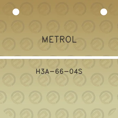 metrol-h3a-66-04s