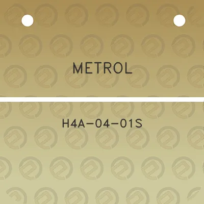 metrol-h4a-04-01s