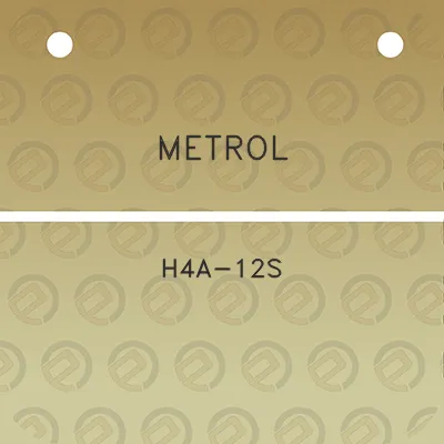 metrol-h4a-12s