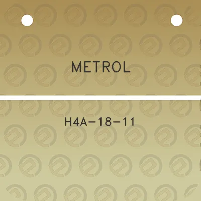 metrol-h4a-18-11