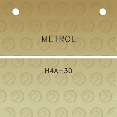 metrol-h4a-30