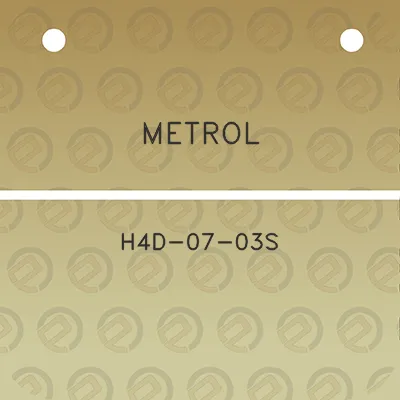 metrol-h4d-07-03s