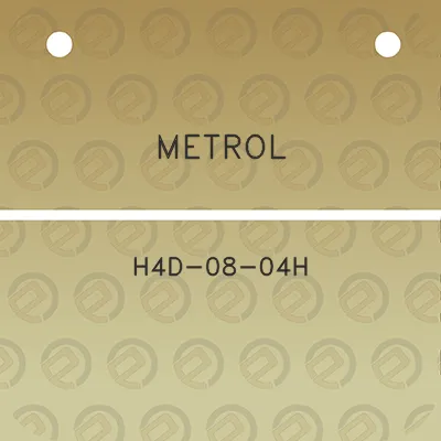 metrol-h4d-08-04h