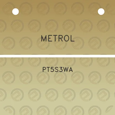 metrol-pt5s3wa