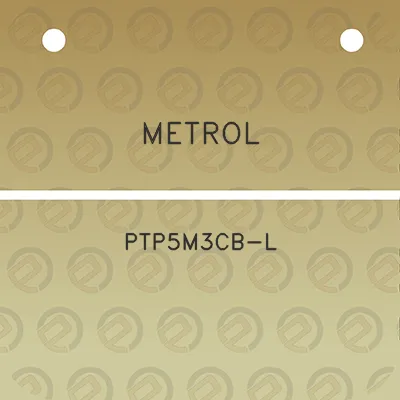 metrol-ptp5m3cb-l