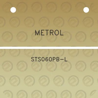 metrol-sts060pb-l