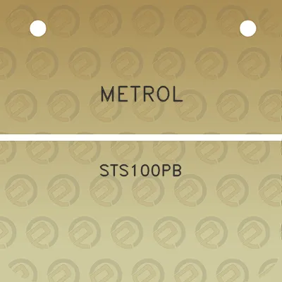 metrol-sts100pb