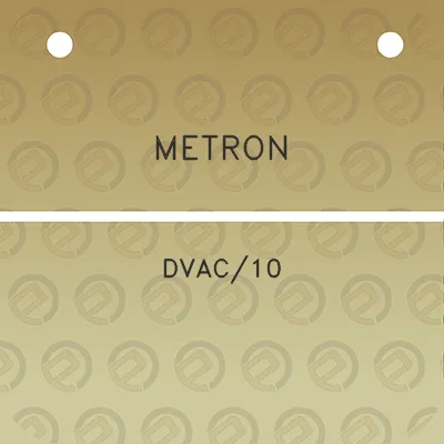 metron-dvac10