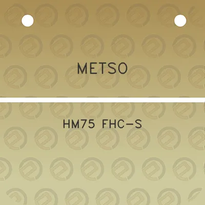 metso-hm75-fhc-s