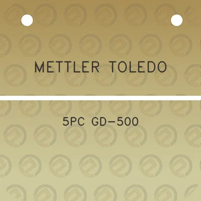 mettler-toledo-5pc-gd-500