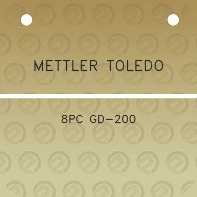 mettler-toledo-8pc-gd-200