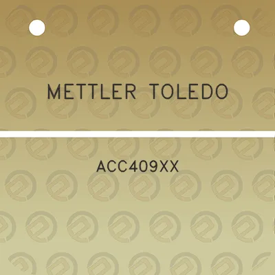 mettler-toledo-acc409xx