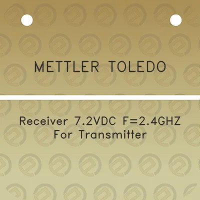 mettler-toledo-receiver-72vdc-f24ghz-for-transmitter