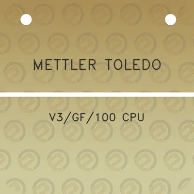 mettler-toledo-v3gf100-cpu